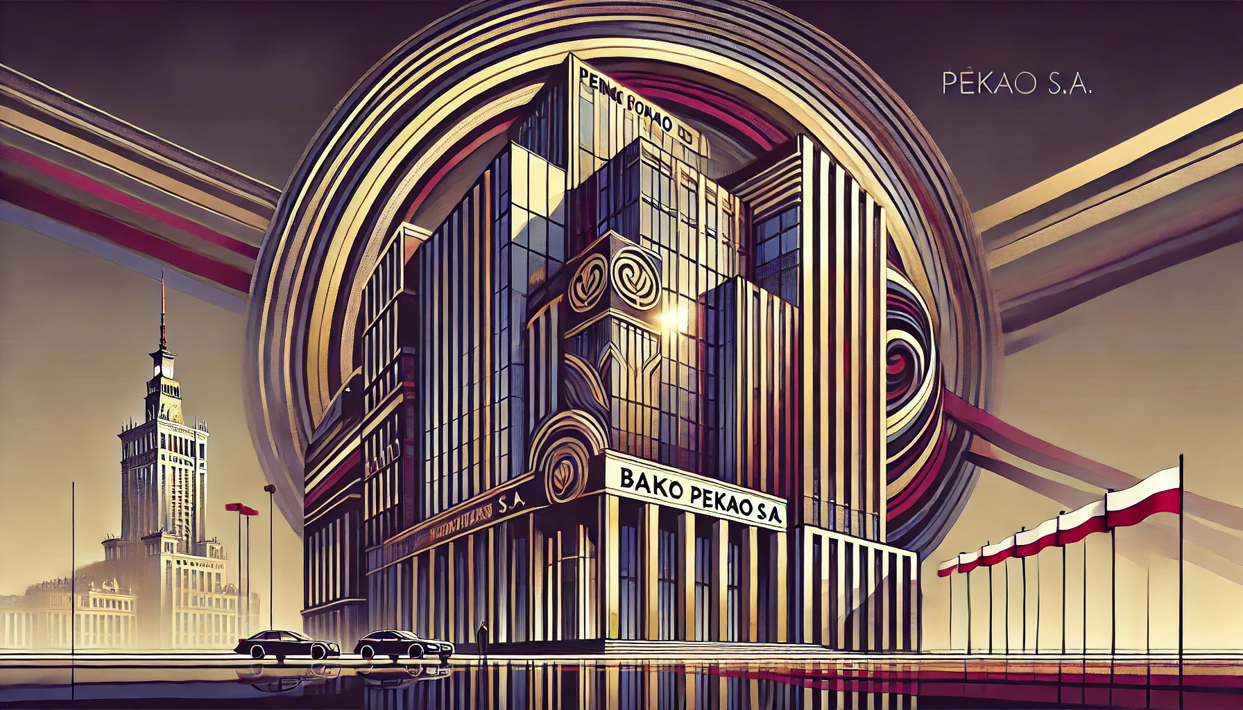 Bank PEKAO S.A. - Artystyczna wizja DALL-E
