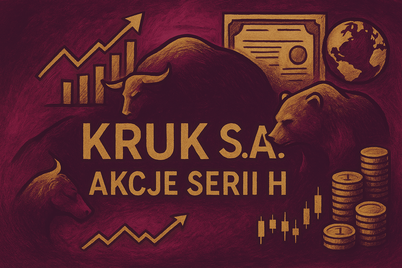 KRUK S.A. wprowadza nowe akcje serii H do obrotu giełdowego – co to oznacza dla inwestorów? - Artystyczna wizja DALL-E